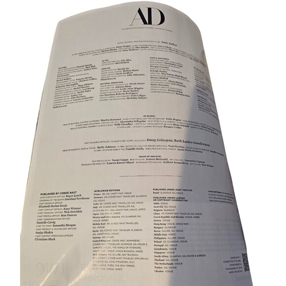 Architectural Digest Magazine March 2025 Issue Fresh Attitude Creatives At Home - Picture 9 of 10